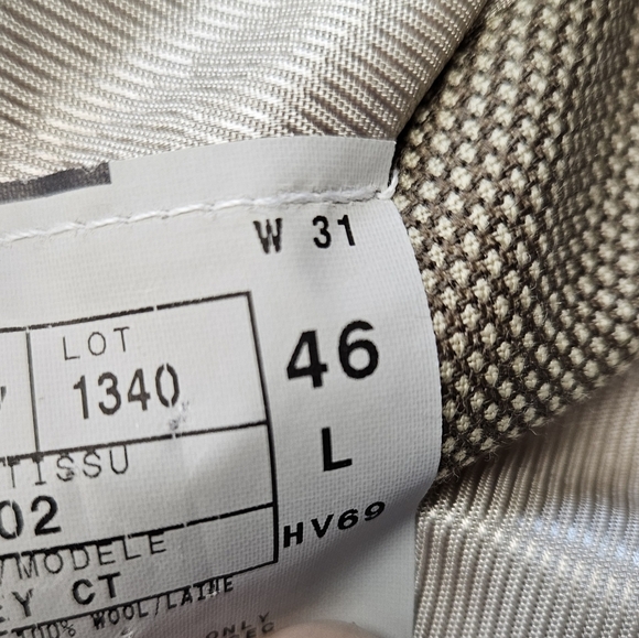 JACK VICTOR 100% WOOL Men's Blazer and Pants SUIT 31W 46L - 40L - Picture 7 of 10